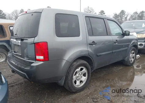 2011 Honda Pilot Lx from USA, damaged, VIN 5FNYF4H20BB098157